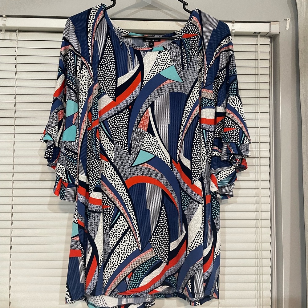 Multi colored blouse
